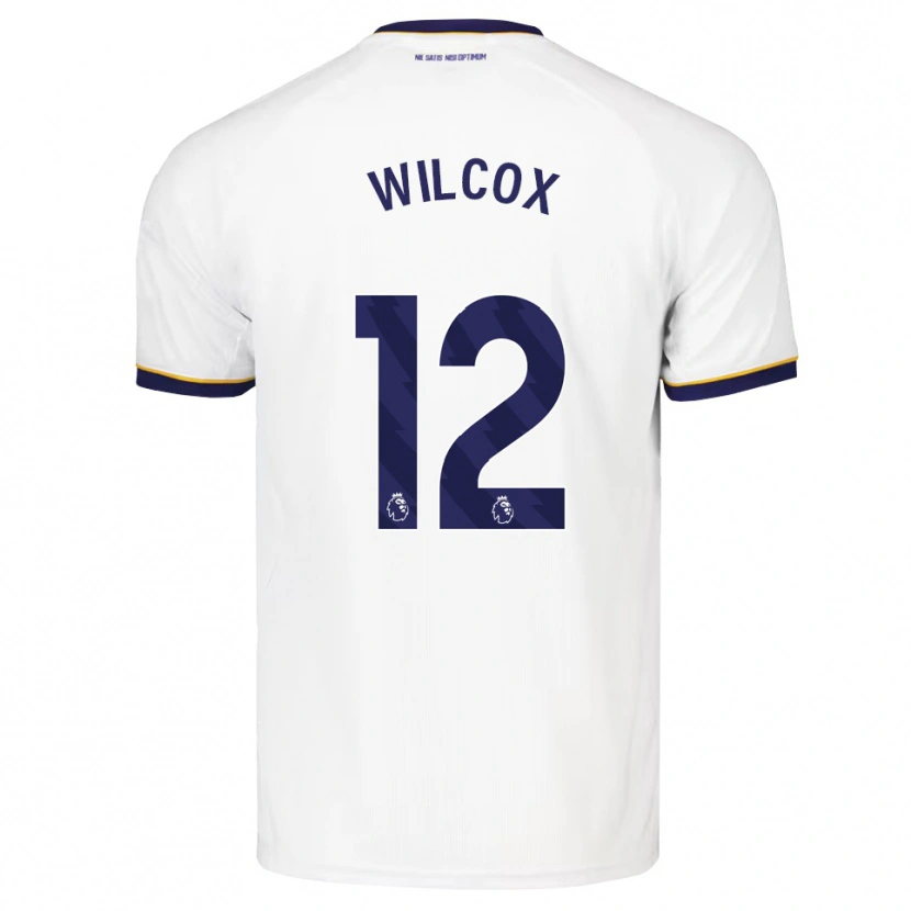 Danxen Kvinnor Ted Wilcox #12 Midnattsblå Vit Gul Bortatröja Matchtröjor 2026/27 Tröjor T-Tröja
