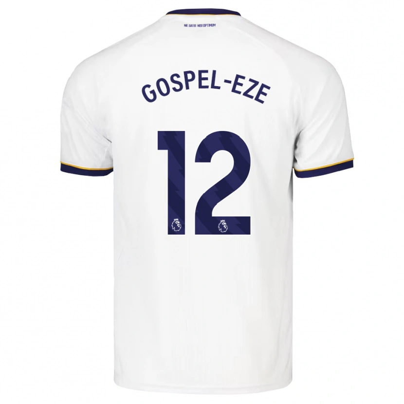 Danxen Kvinnor Goodness Gospel-Eze #12 Midnattsblå Vit Gul Bortatröja Matchtröjor 2026/27 Tröjor T-Tröja