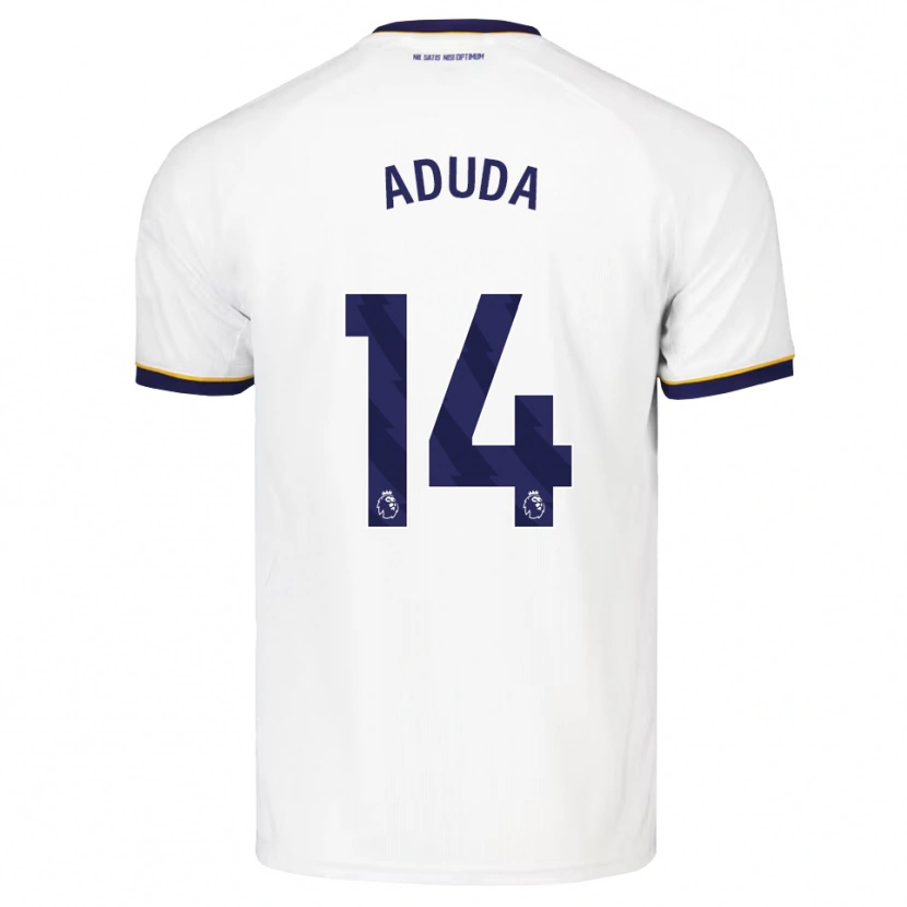 Danxen Kvinnor Rodney Aduda #14 Midnattsblå Vit Gul Bortatröja Matchtröjor 2026/27 Tröjor T-Tröja