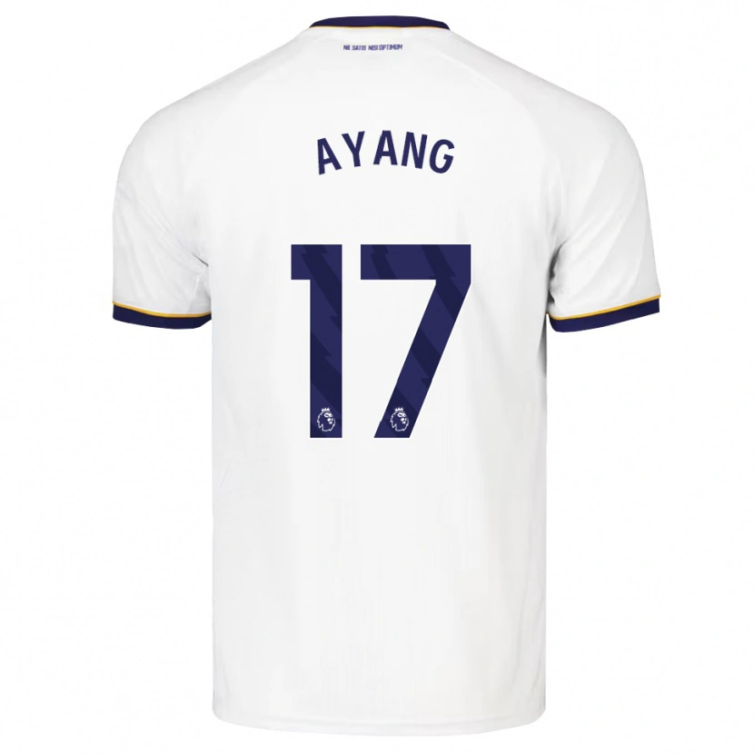 Danxen Kvinnor Godswill Ayang #17 Midnattsblå Vit Gul Bortatröja Matchtröjor 2026/27 Tröjor T-Tröja