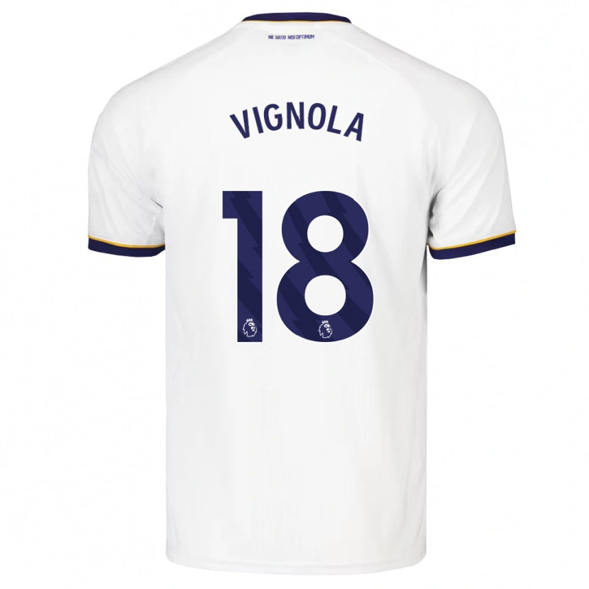 Danxen Kvinnor Ornella Vignola #18 Midnattsblå Vit Gul Bortatröja Matchtröjor 2026/27 Tröjor T-Tröja