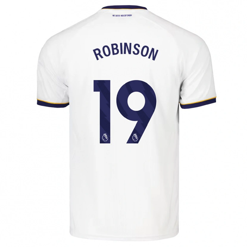 Danxen Kvinnor Katie Robinson #19 Midnattsblå Vit Gul Bortatröja Matchtröjor 2026/27 Tröjor T-Tröja