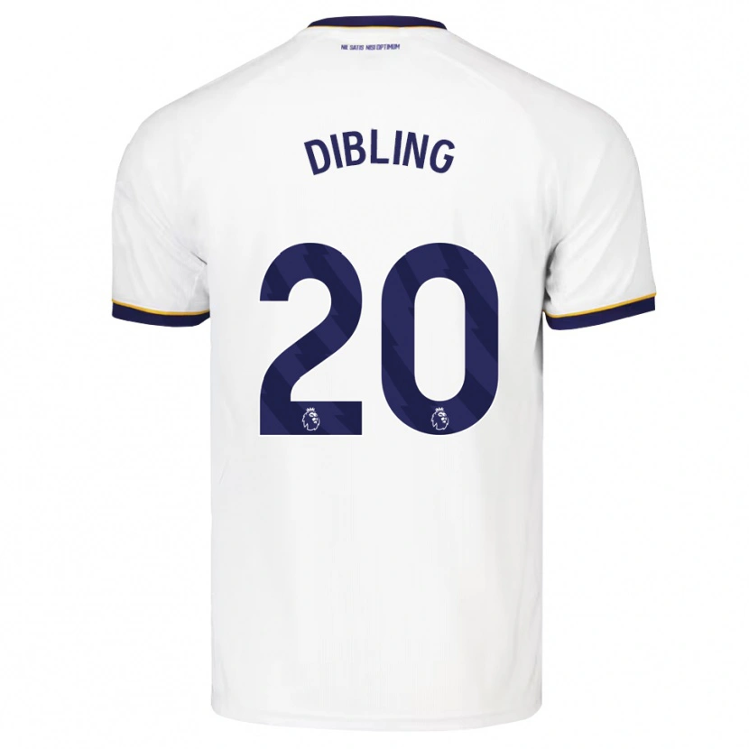 Danxen Kvinnor Tyler Dibling #20 Midnattsblå Vit Gul Bortatröja Matchtröjor 2026/27 Tröjor T-Tröja