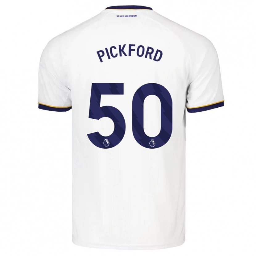 Danxen Kvinnor George Pickford #50 Midnattsblå Vit Gul Bortatröja Matchtröjor 2026/27 Tröjor T-Tröja