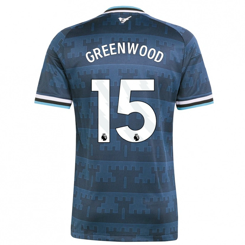 Danxen Kvinnor Hannah Greenwood #15 Gul Svart Blå Bortatröja Matchtröjor 2026/27 Tröjor T-Tröja