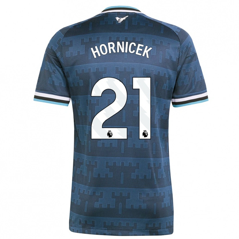 Danxen Kvinnor Lukas Hornicek #21 Gul Svart Blå Bortatröja Matchtröjor 2026/27 Tröjor T-Tröja