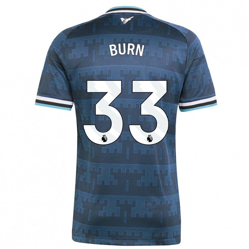 Danxen Kvinnor Dan Burn #33 Gul Svart Blå Bortatröja Matchtröjor 2026/27 Tröjor T-Tröja