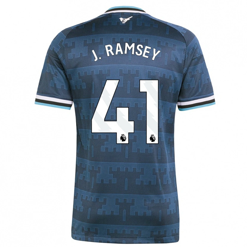 Danxen Kvinnor Jacob Ramsey #41 Gul Svart Blå Bortatröja Matchtröjor 2026/27 Tröjor T-Tröja