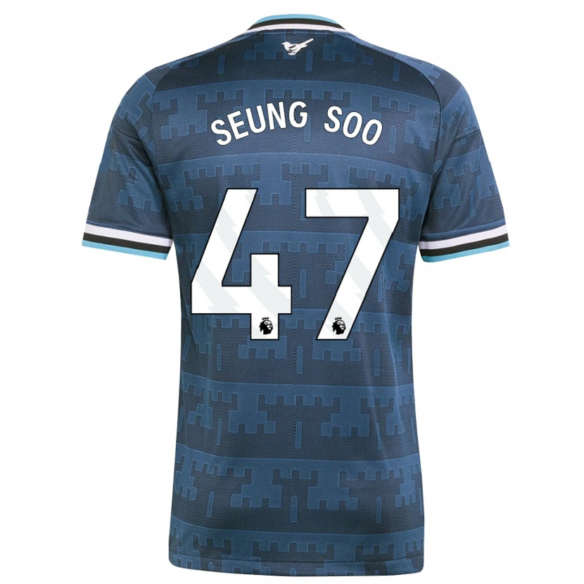 Danxen Kvinnor Seung-Soo Park #47 Gul Svart Blå Bortatröja Matchtröjor 2026/27 Tröjor T-Tröja