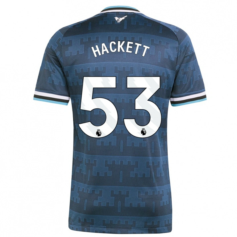Danxen Kvinnor Jordan Hackett #53 Gul Svart Blå Bortatröja Matchtröjor 2026/27 Tröjor T-Tröja