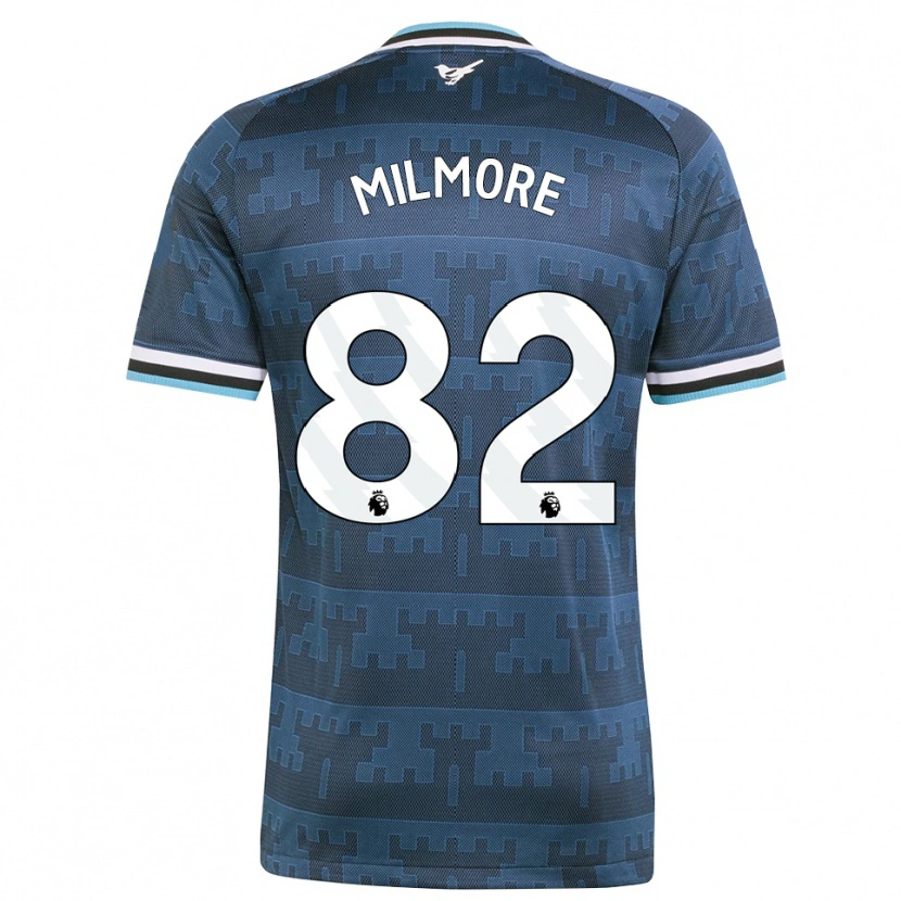 Danxen Kvinnor Carter Milmore #82 Gul Svart Blå Bortatröja Matchtröjor 2026/27 Tröjor T-Tröja