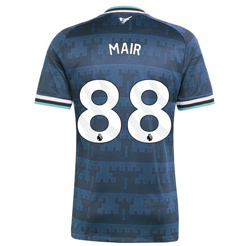 Danxen Kvinnor George Mair #88 Gul Svart Blå Bortatröja Matchtröjor 2026/27 Tröjor T-Tröja