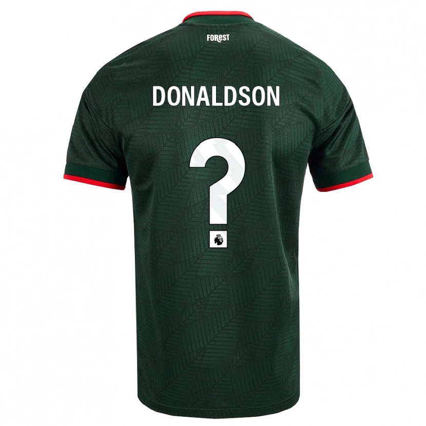 Danxen Kvinnor Mason Donaldson #0 Mörk Grön Röd Bortatröja Matchtröjor 2026/27 Tröjor T-Tröja