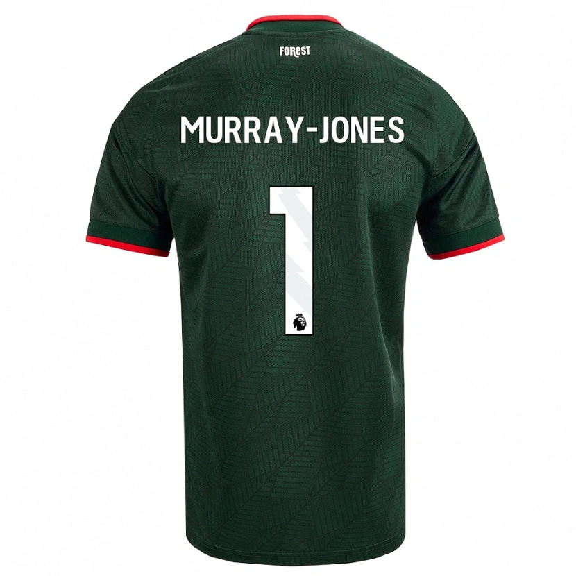 Danxen Kvinnor George Murray-Jones #1 Mörk Grön Röd Bortatröja Matchtröjor 2026/27 Tröjor T-Tröja
