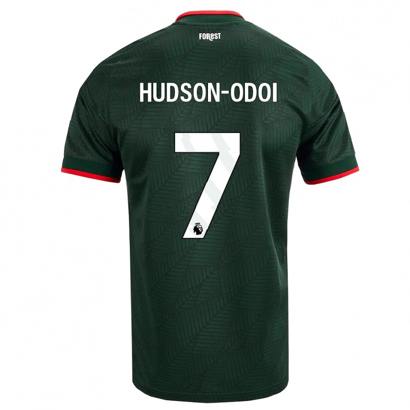 Danxen Kvinnor Callum Hudson-Odoi #7 Mörk Grön Röd Bortatröja Matchtröjor 2026/27 Tröjor T-Tröja
