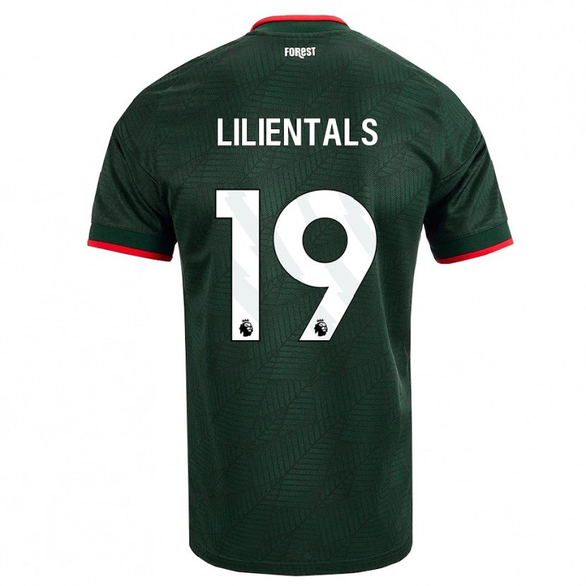 Danxen Kvinnor Matiss Lilientals #19 Mörk Grön Röd Bortatröja Matchtröjor 2026/27 Tröjor T-Tröja
