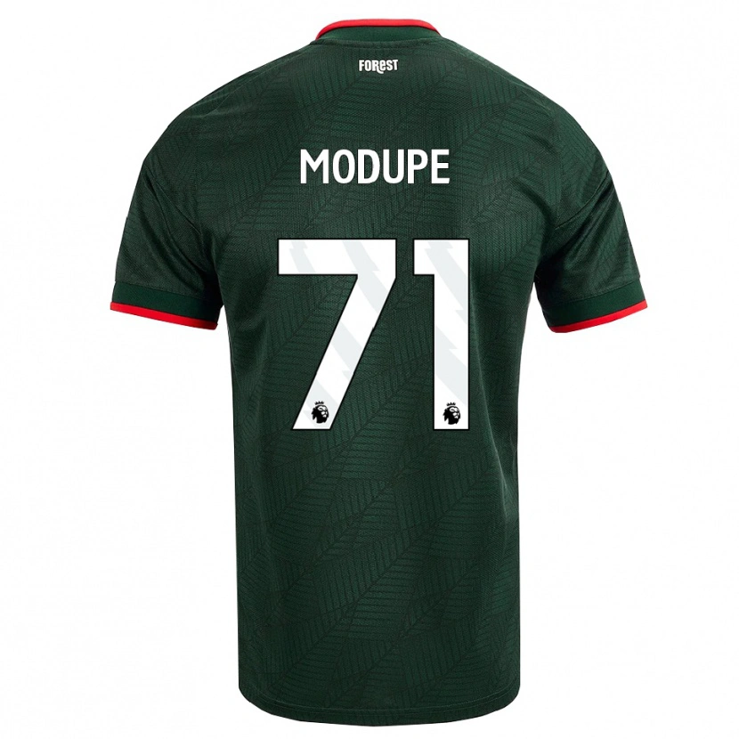 Danxen Kvinnor David Modupe #71 Mörk Grön Röd Bortatröja Matchtröjor 2026/27 Tröjor T-Tröja