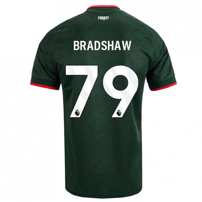 Danxen Kvinnor Alfie Bradshaw #79 Mörk Grön Röd Bortatröja Matchtröjor 2026/27 Tröjor T-Tröja
