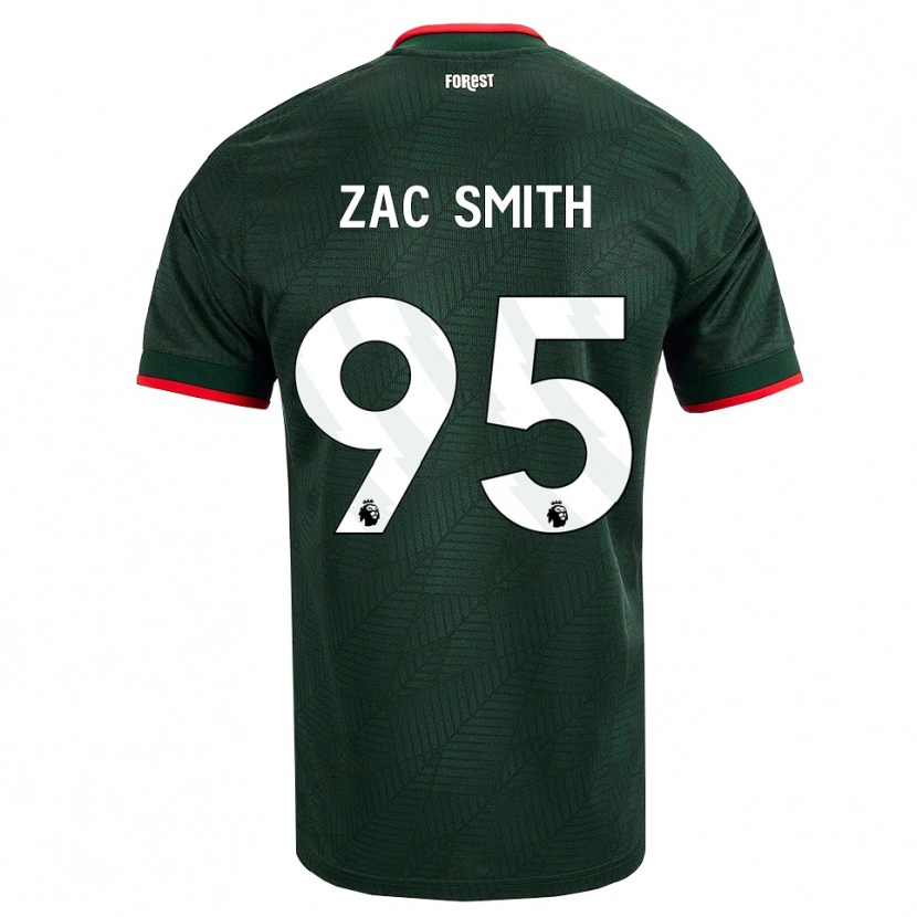 Danxen Kvinnor Zac Smith #95 Mörk Grön Röd Bortatröja Matchtröjor 2026/27 Tröjor T-Tröja