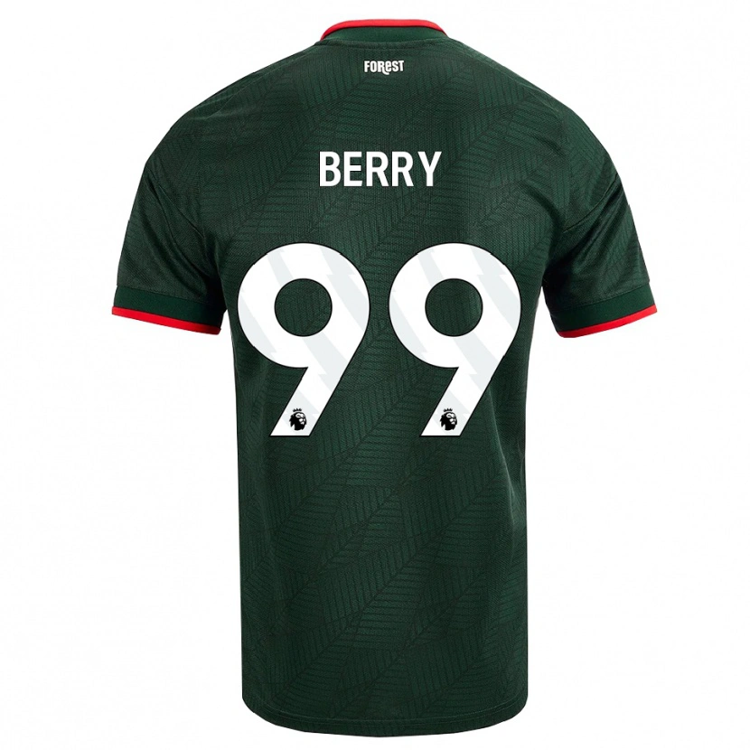 Danxen Kvinnor Adam Berry #99 Mörk Grön Röd Bortatröja Matchtröjor 2026/27 Tröjor T-Tröja