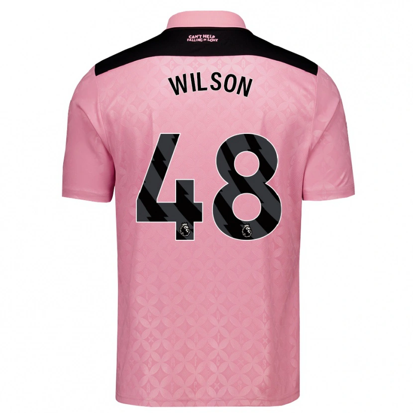 Danxen Kvinnor Callum Wilson #48 Ljusrosa Svart Bortatröja Matchtröjor 2026/27 Tröjor T-Tröja