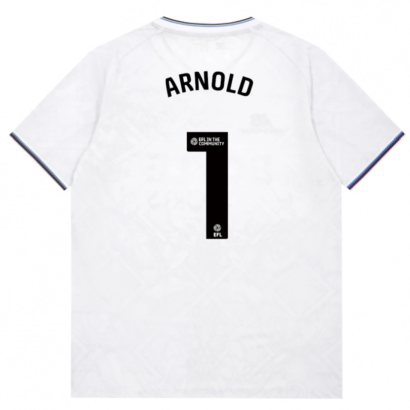 Danxen Kvinnor Mackenzie Arnold #1 Vinröd Vit Bortatröja Matchtröjor 2026/27 Tröjor T-Tröja