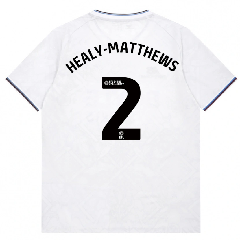 Danxen Kvinnor Kyle Healy-Matthews #2 Vinröd Vit Bortatröja Matchtröjor 2026/27 Tröjor T-Tröja