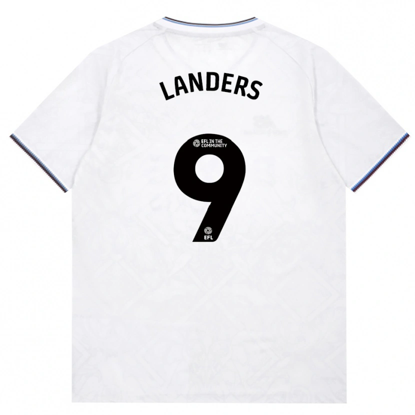 Danxen Kvinnor Josh Landers #9 Vinröd Vit Bortatröja Matchtröjor 2026/27 Tröjor T-Tröja