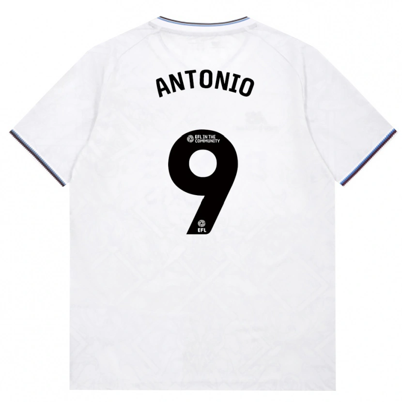 Danxen Kvinnor Michail Antonio #9 Vinröd Vit Bortatröja Matchtröjor 2026/27 Tröjor T-Tröja