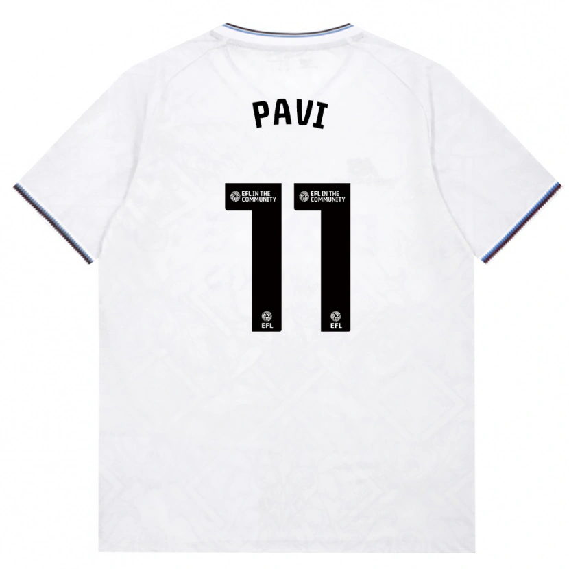 Danxen Kvinnor Manuela Paví #11 Vinröd Vit Bortatröja Matchtröjor 2026/27 Tröjor T-Tröja