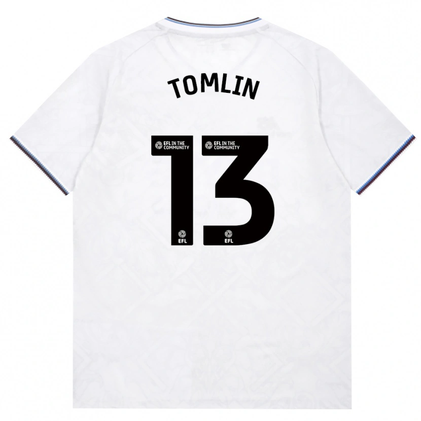 Danxen Kvinnor Jack Tomlin #13 Vinröd Vit Bortatröja Matchtröjor 2026/27 Tröjor T-Tröja