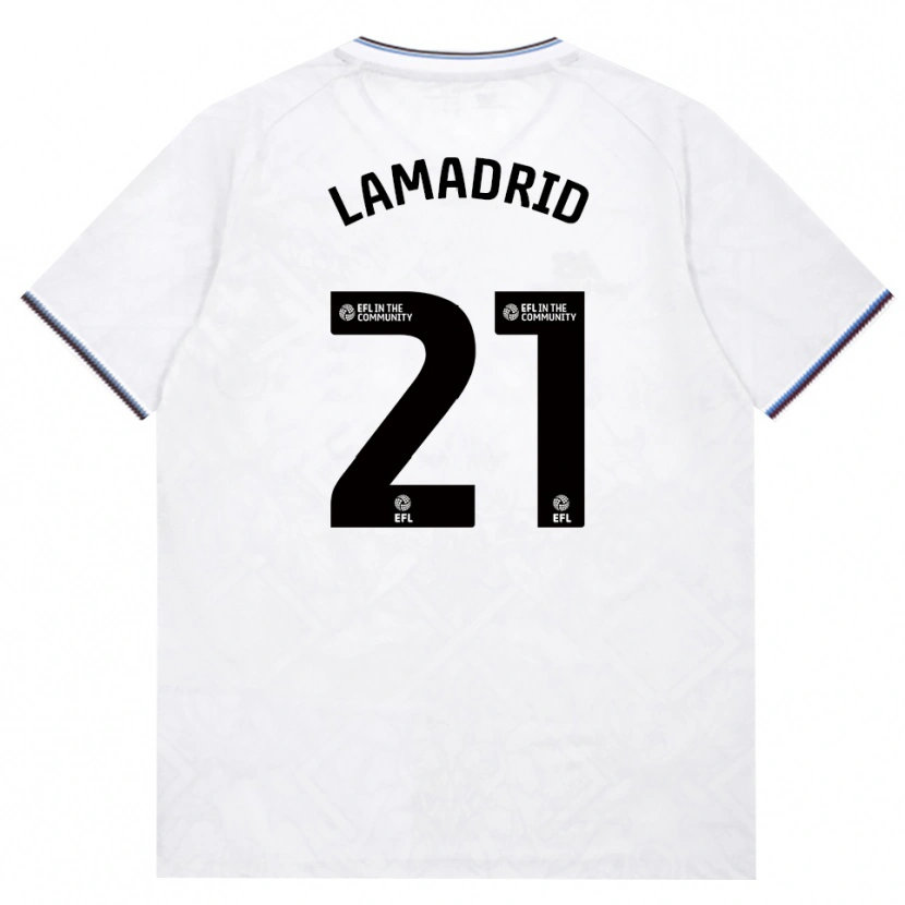 Danxen Kvinnor Keiber Lamadrid #21 Vinröd Vit Bortatröja Matchtröjor 2026/27 Tröjor T-Tröja