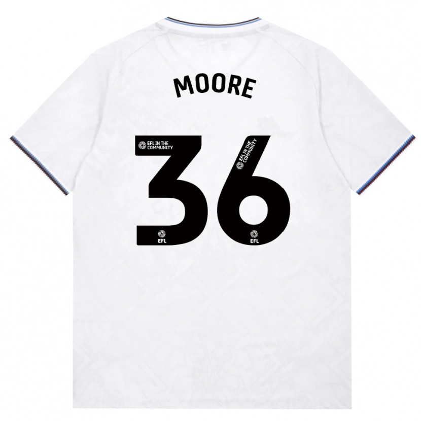 Danxen Kvinnor Sean Moore #36 Vinröd Vit Bortatröja Matchtröjor 2026/27 Tröjor T-Tröja