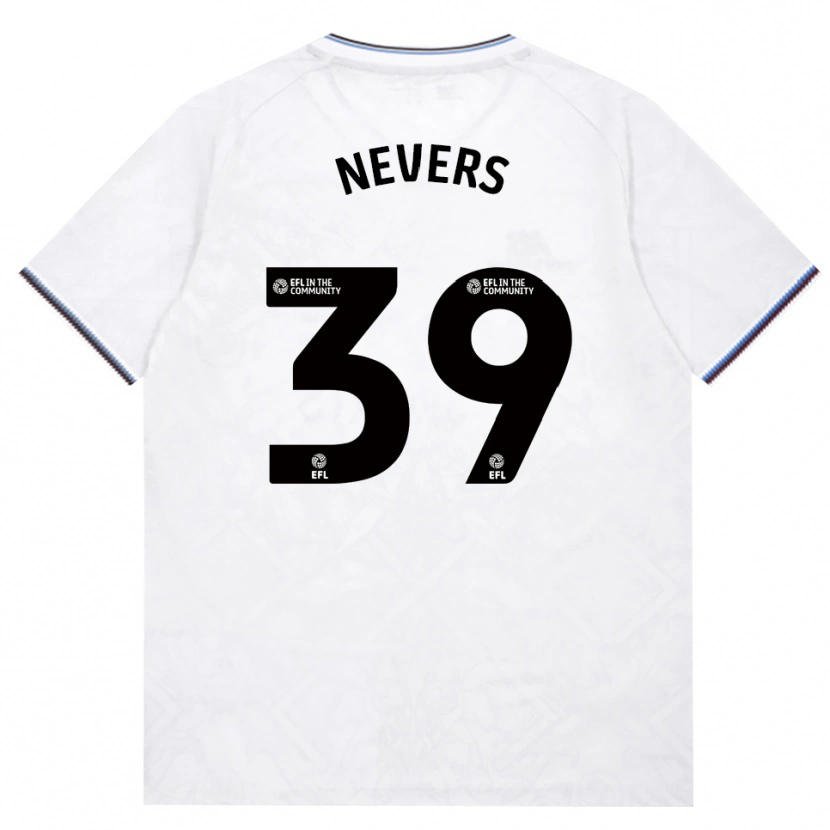 Danxen Kvinnor Thierry Nevers #39 Vinröd Vit Bortatröja Matchtröjor 2026/27 Tröjor T-Tröja