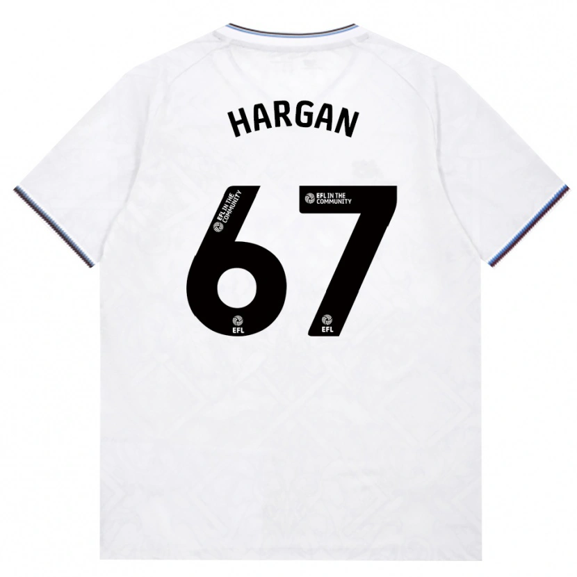 Danxen Kvinnor Riley Hargan #67 Vinröd Vit Bortatröja Matchtröjor 2026/27 Tröjor T-Tröja