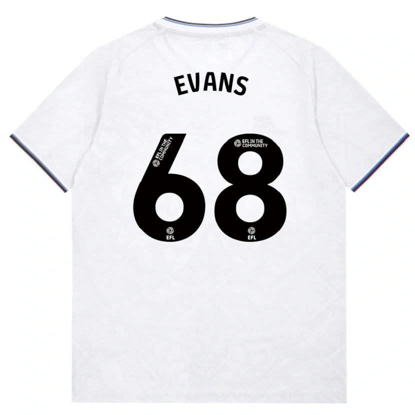 Danxen Kvinnor Isaac Evans #68 Vinröd Vit Bortatröja Matchtröjor 2026/27 Tröjor T-Tröja