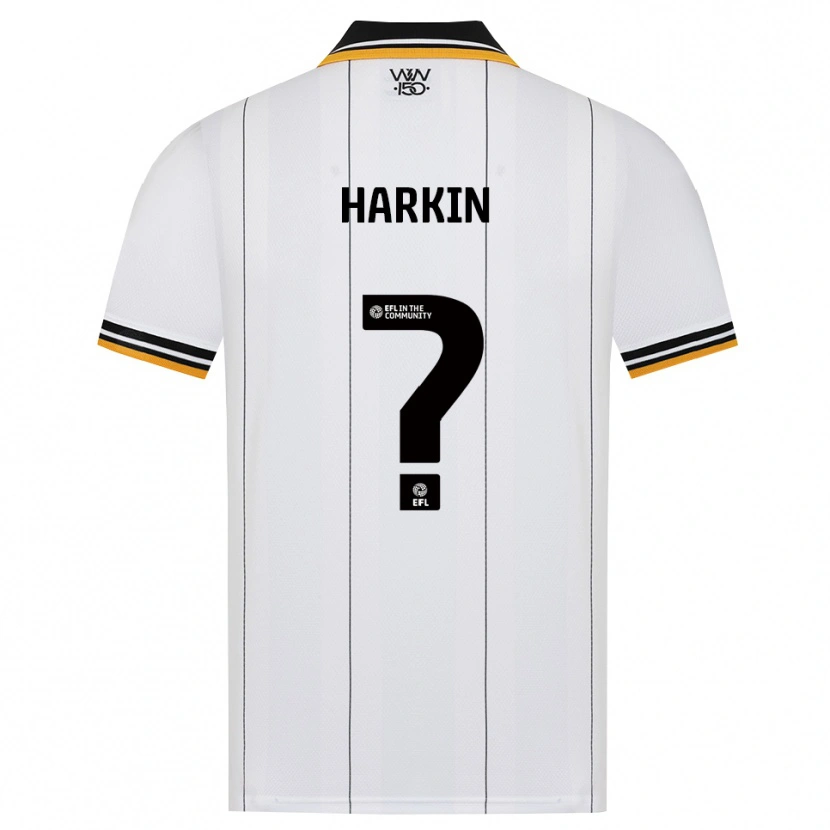 Danxen Kvinnor Lee Harkin #0 Orange Vit Svart Bortatröja Matchtröjor 2026/27 Tröjor T-Tröja