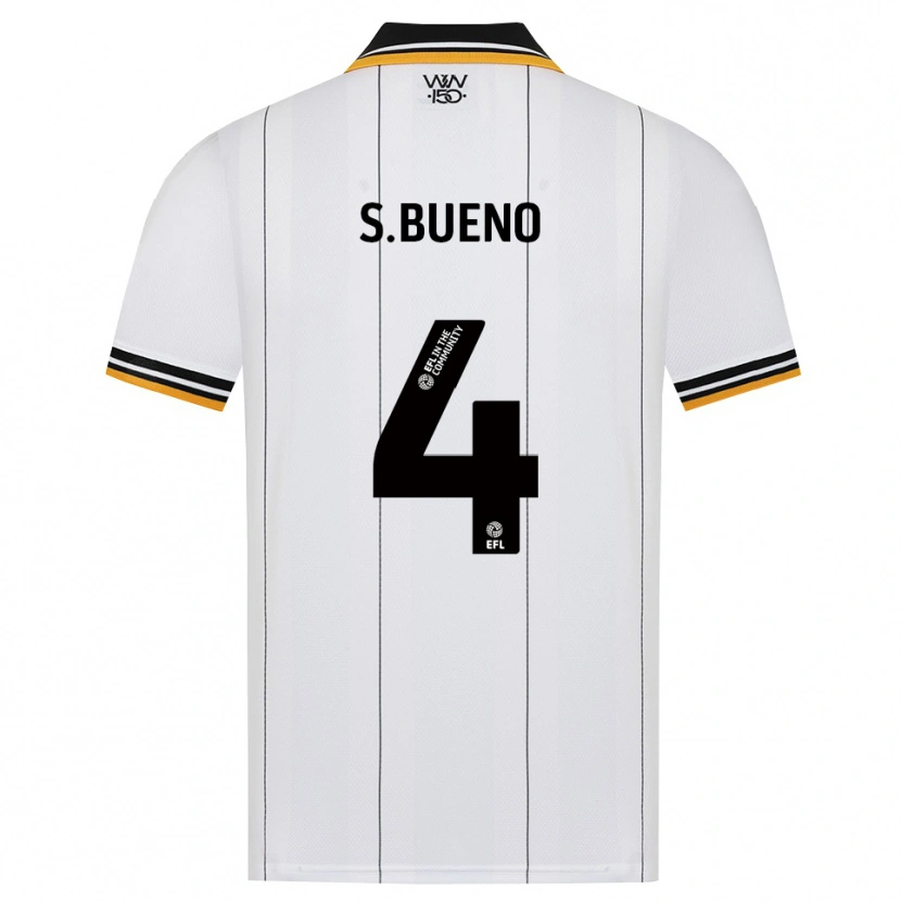 Danxen Kvinnor Santiago Bueno #4 Orange Vit Svart Bortatröja Matchtröjor 2026/27 Tröjor T-Tröja