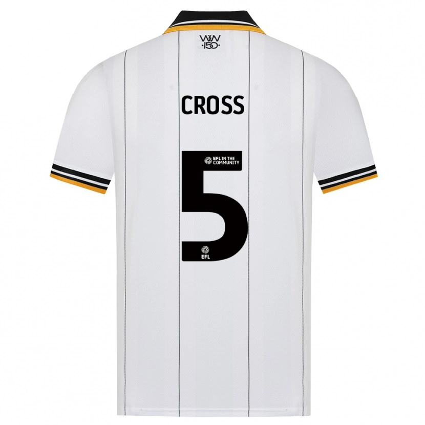 Danxen Kvinnor Emma Cross #5 Orange Vit Svart Bortatröja Matchtröjor 2026/27 Tröjor T-Tröja