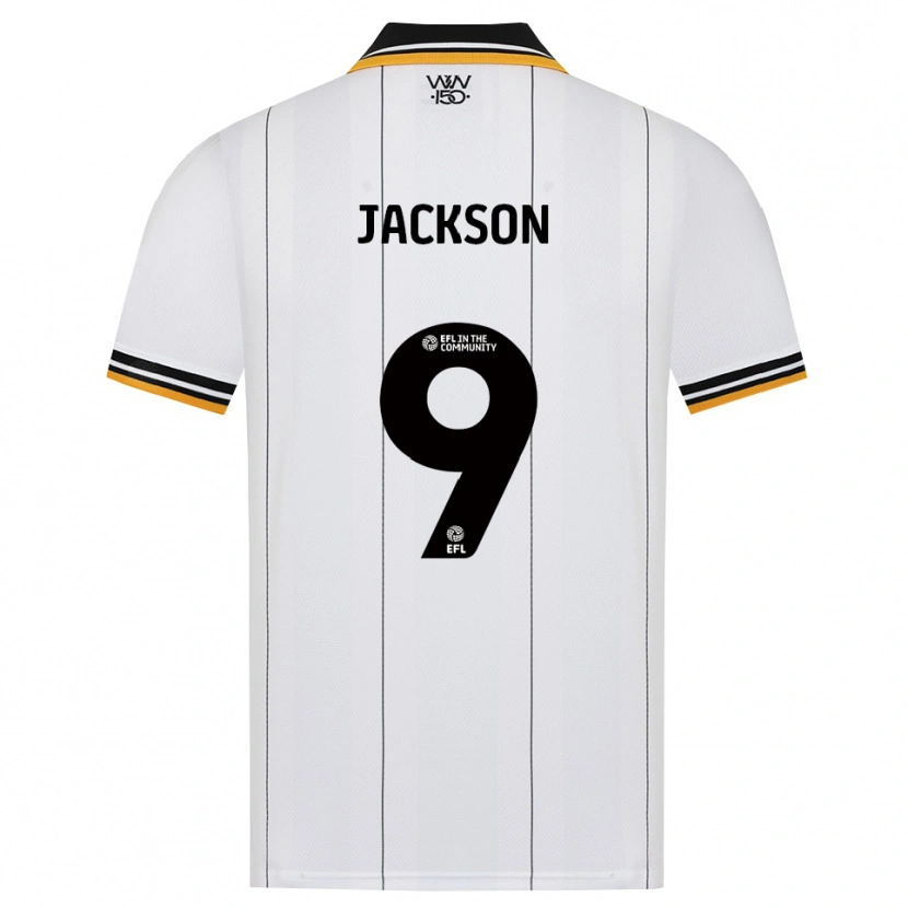 Danxen Kvinnor Ricky Jackson #9 Orange Vit Svart Bortatröja Matchtröjor 2026/27 Tröjor T-Tröja