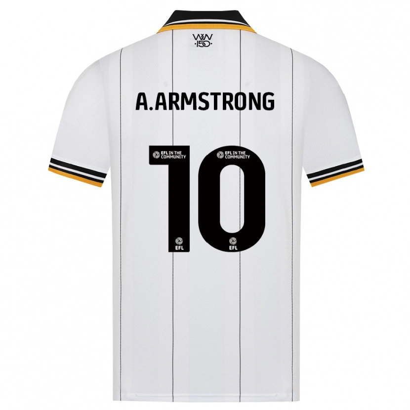 Danxen Kvinnor Adam Armstrong #10 Orange Vit Svart Bortatröja Matchtröjor 2026/27 Tröjor T-Tröja