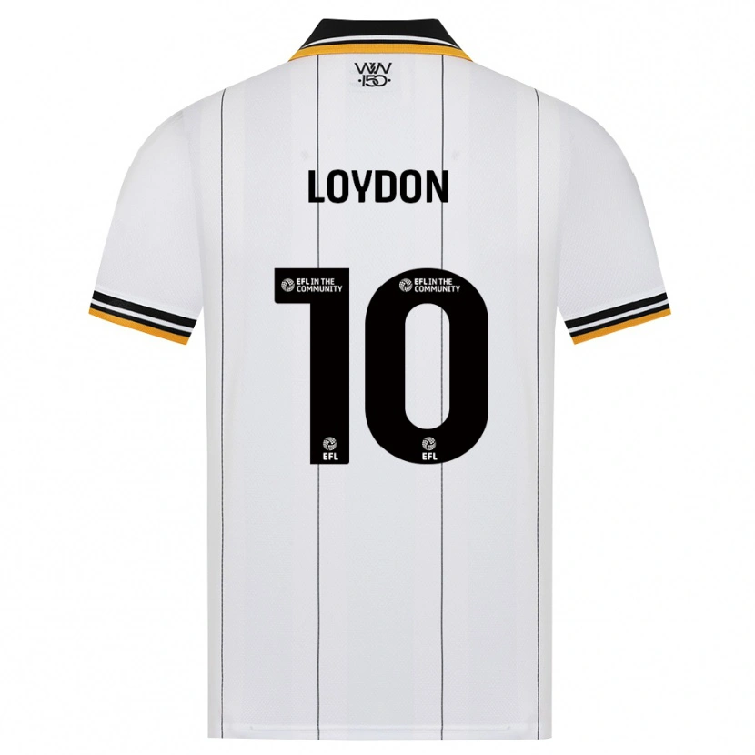 Danxen Kvinnor Abi Loydon #10 Orange Vit Svart Bortatröja Matchtröjor 2026/27 Tröjor T-Tröja