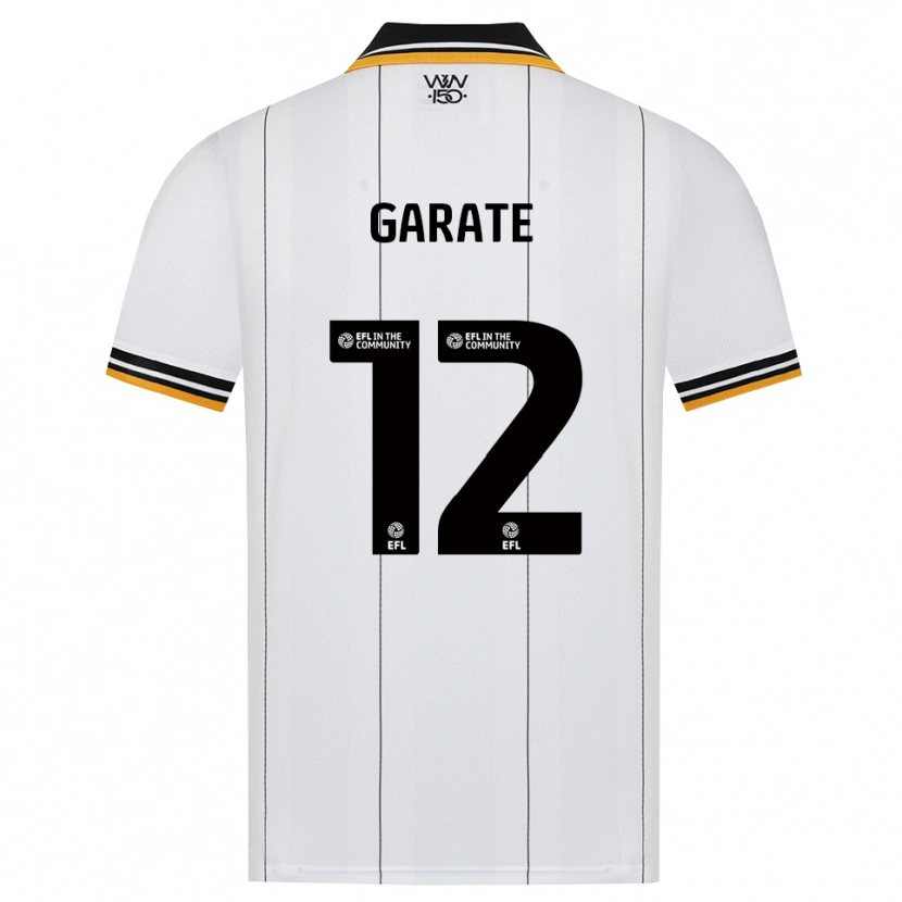Danxen Kvinnor Julian Garate #12 Orange Vit Svart Bortatröja Matchtröjor 2026/27 Tröjor T-Tröja