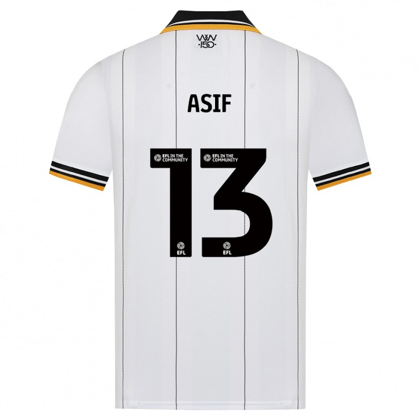 Danxen Kvinnor Dawood Asif #13 Orange Vit Svart Bortatröja Matchtröjor 2026/27 Tröjor T-Tröja