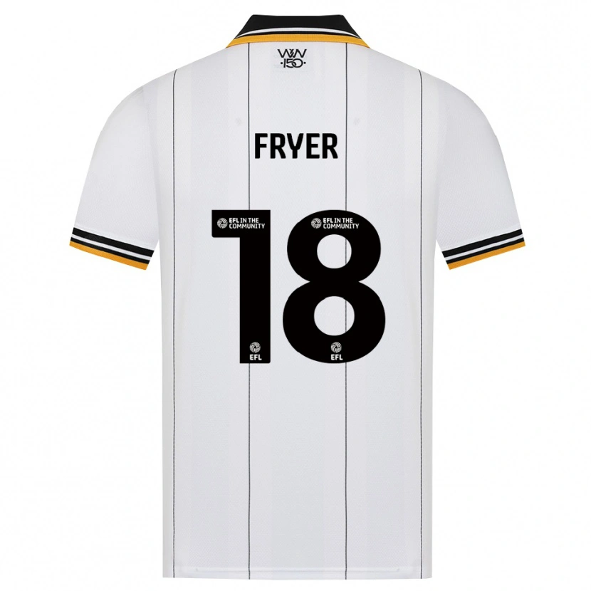 Danxen Kvinnor Hannah Fryer #18 Orange Vit Svart Bortatröja Matchtröjor 2026/27 Tröjor T-Tröja