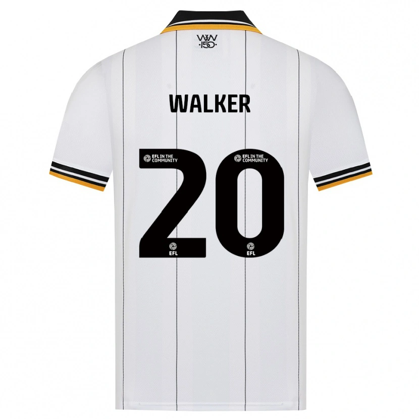 Danxen Kvinnor Lowri Walker #20 Orange Vit Svart Bortatröja Matchtröjor 2026/27 Tröjor T-Tröja