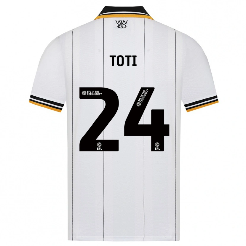 Danxen Kvinnor Tote António Gomes #24 Orange Vit Svart Bortatröja Matchtröjor 2026/27 Tröjor T-Tröja