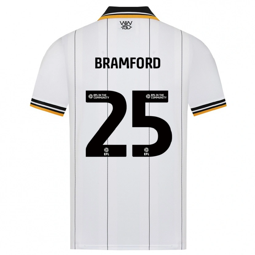 Danxen Kvinnor Sophie Bramford #25 Orange Vit Svart Bortatröja Matchtröjor 2026/27 Tröjor T-Tröja