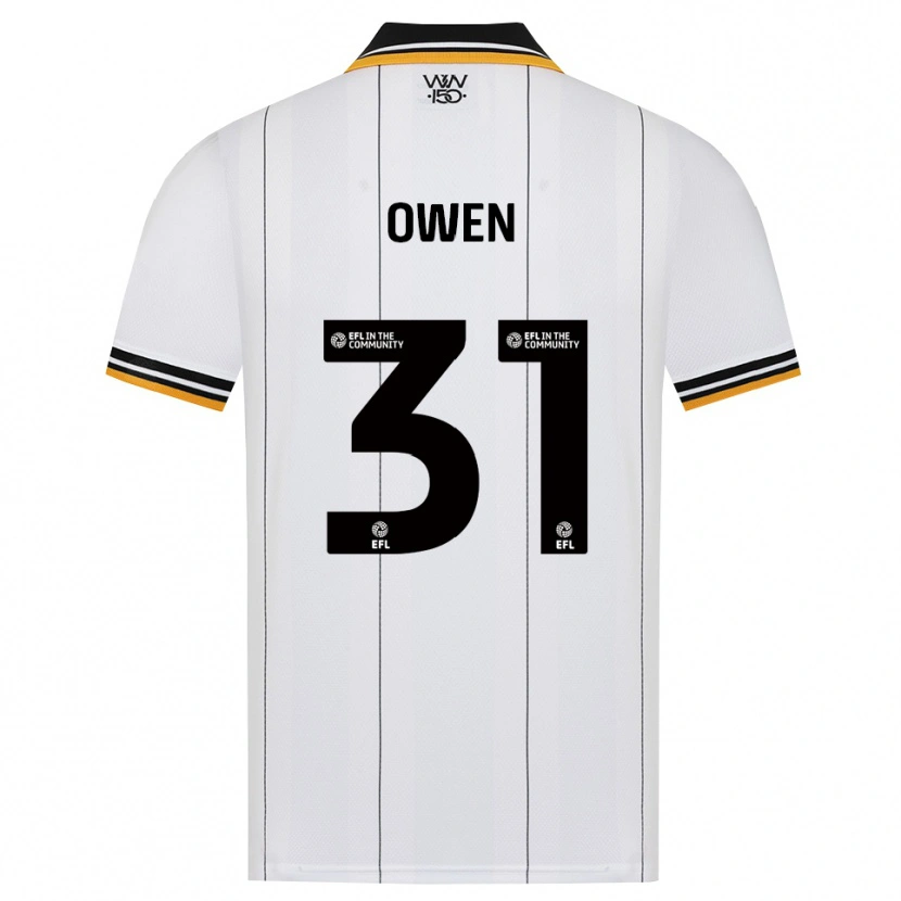 Danxen Kvinnor Skye Owen #31 Orange Vit Svart Bortatröja Matchtröjor 2026/27 Tröjor T-Tröja