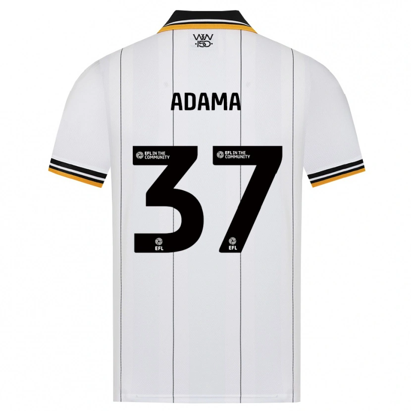 Danxen Kvinnor Adama Traore #37 Orange Vit Svart Bortatröja Matchtröjor 2026/27 Tröjor T-Tröja